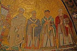 Mosaic in the Apse with Four Saints